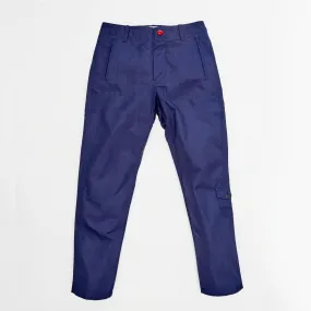 Albion 04 Navy Luxury Peached Cotton Utility Trouser