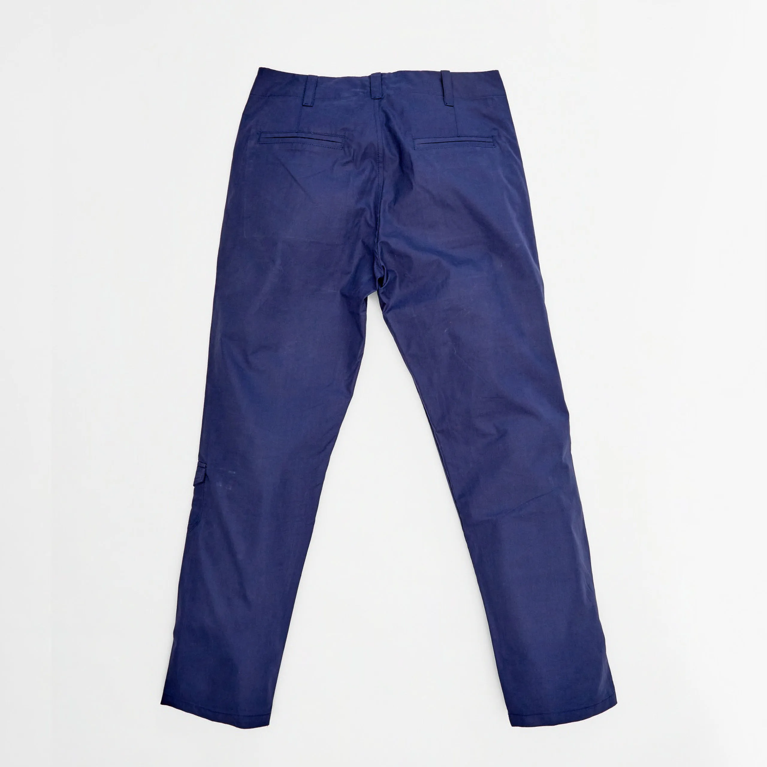 Albion 04 Navy Luxury Peached Cotton Utility Trouser