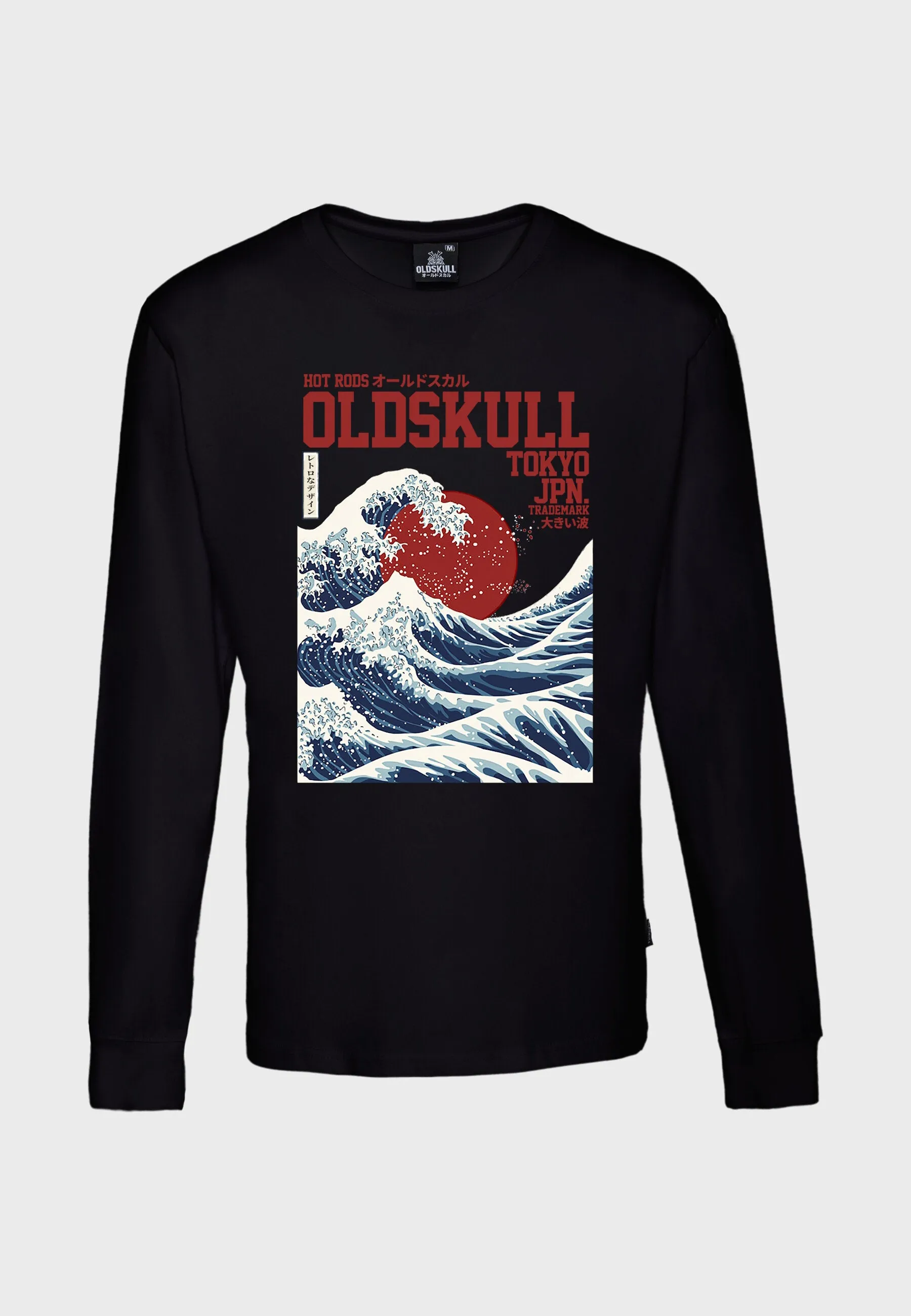 Big Wave Longsleeve T-Shirt Black