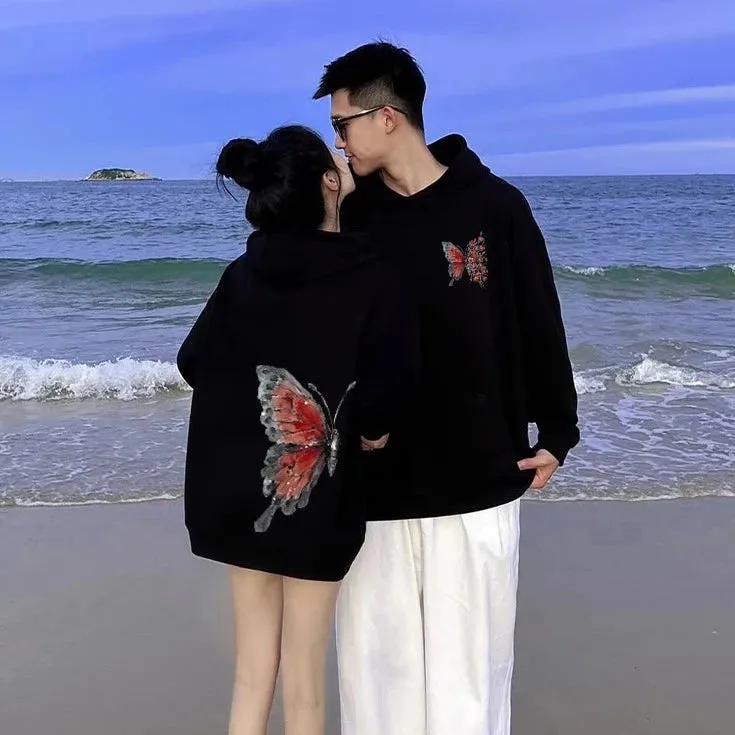 Butterfly Couple Hoodies