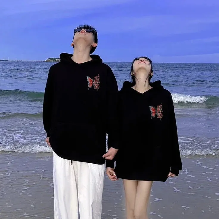 Butterfly Couple Hoodies