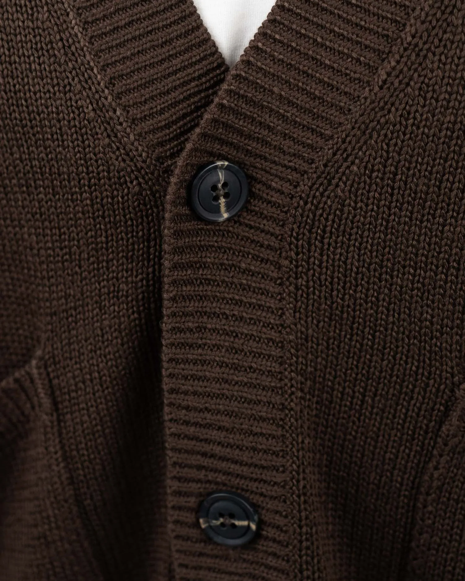 Cardigan With Pockets Brun