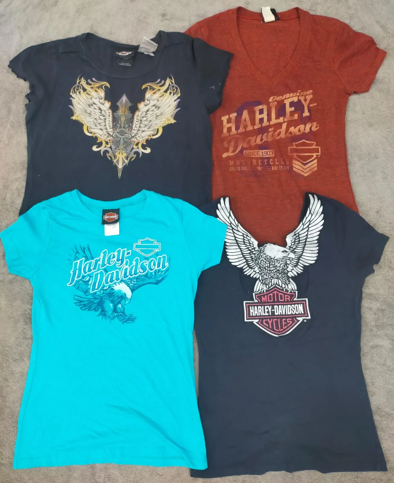 CR1305 Harley-Davidson Ladies T-Shirts - 35 Pcs