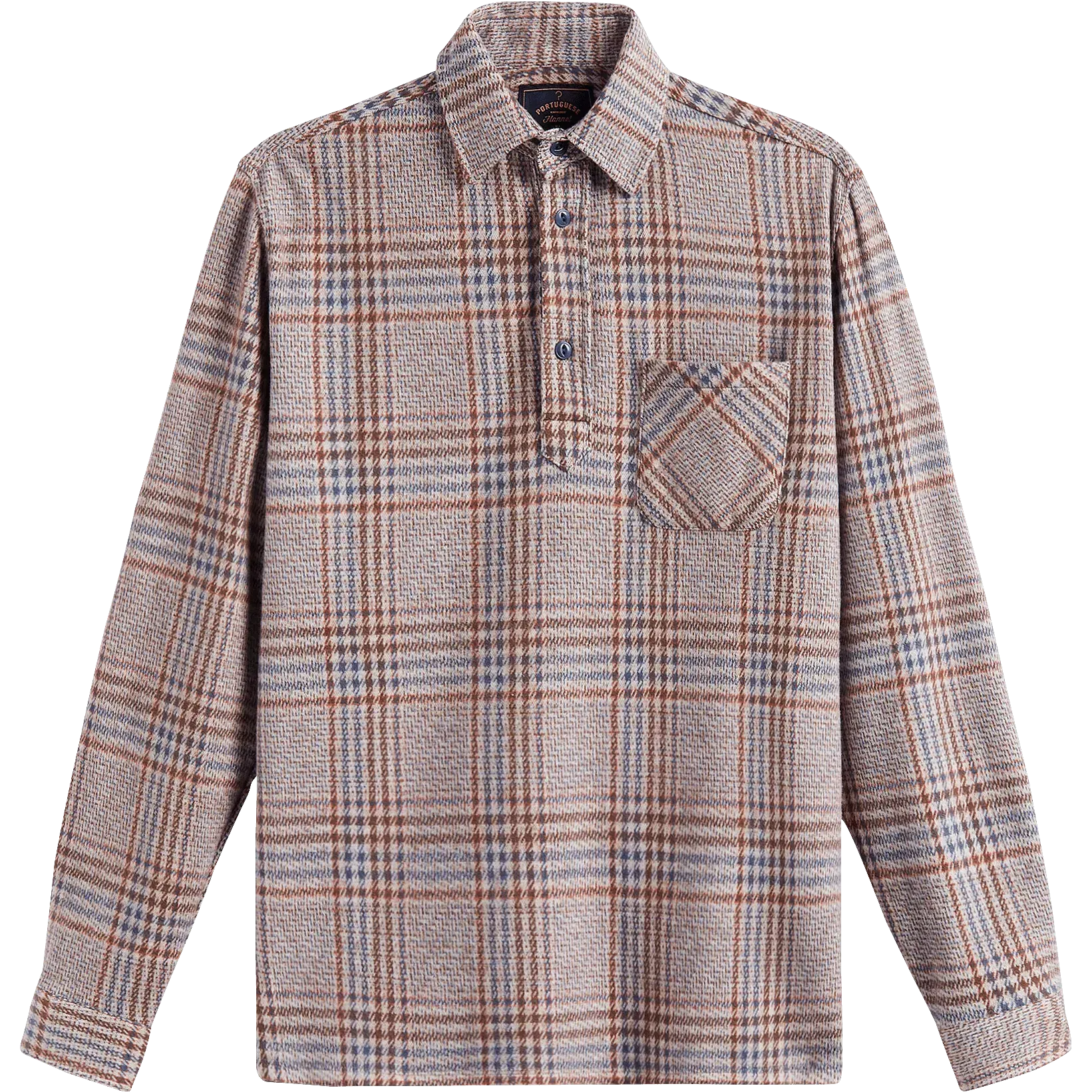 Dona Flannel Popover - Multi Plaid