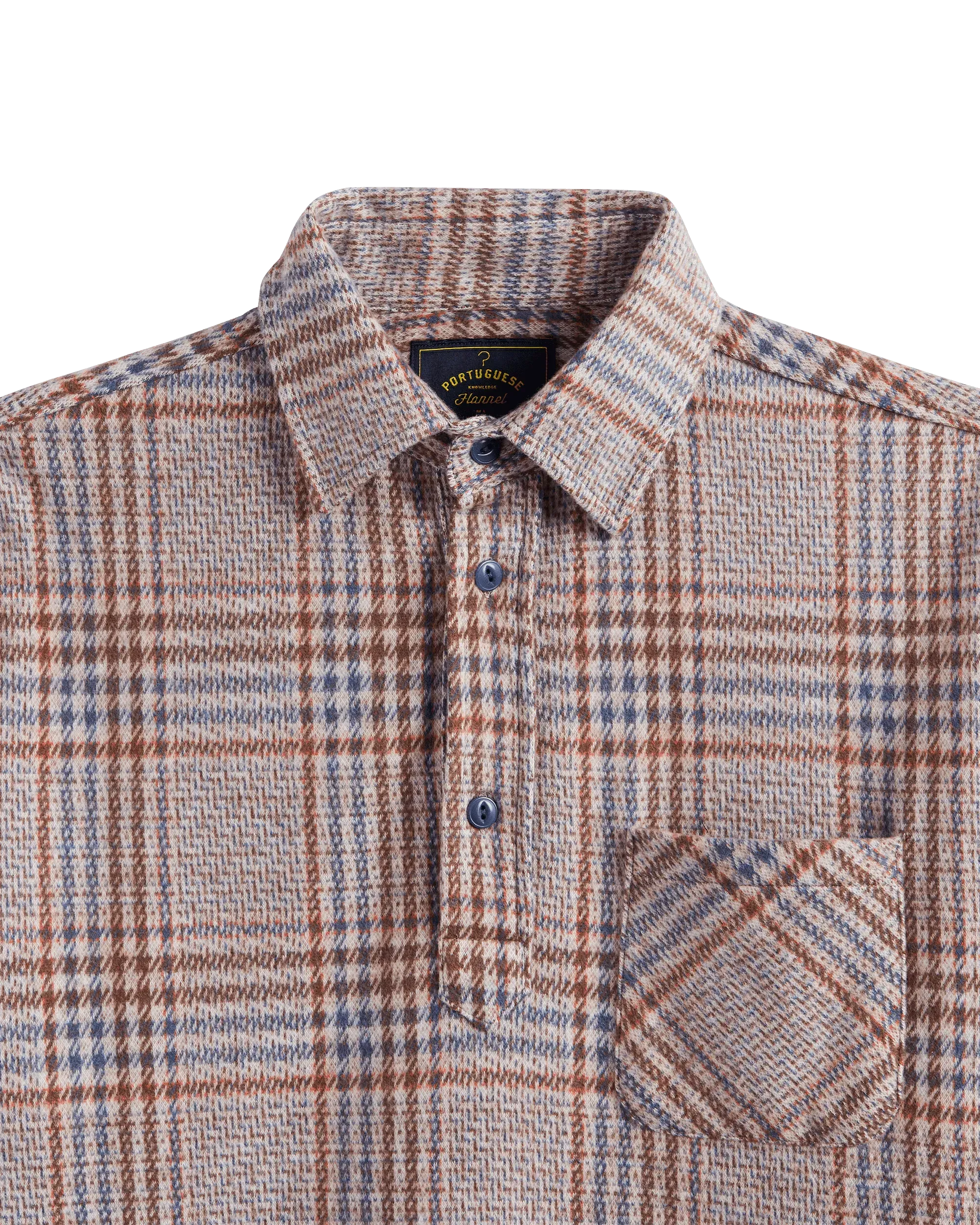 Dona Flannel Popover - Multi Plaid