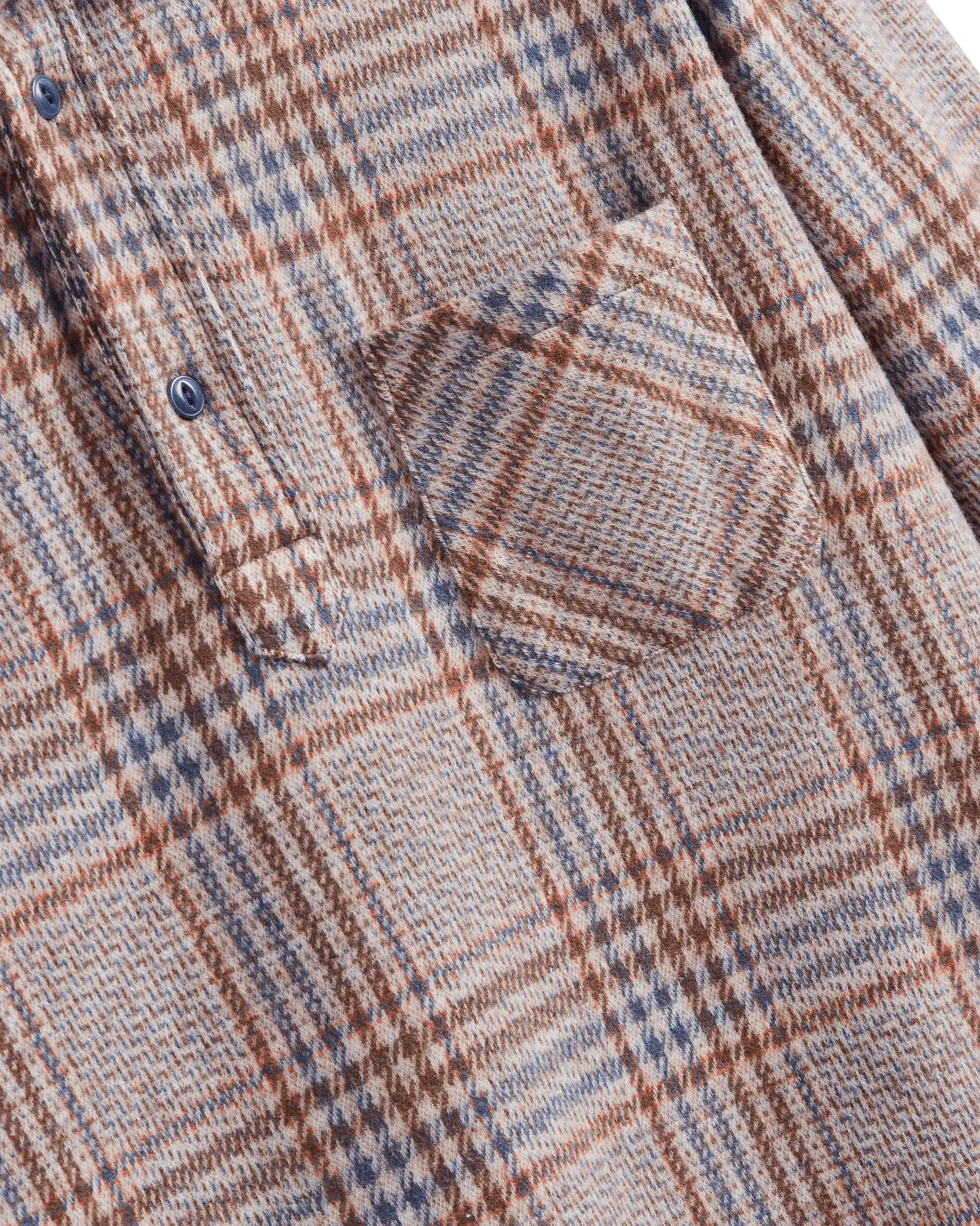 Dona Flannel Popover - Multi Plaid