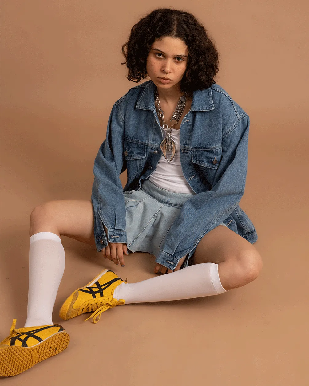 Light Blue Oversized Denim Jacket