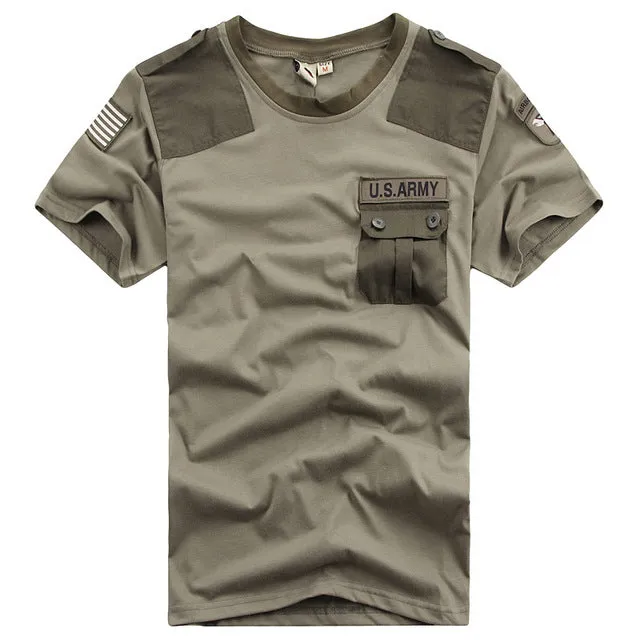 Patchwork Pocket T-Shirts