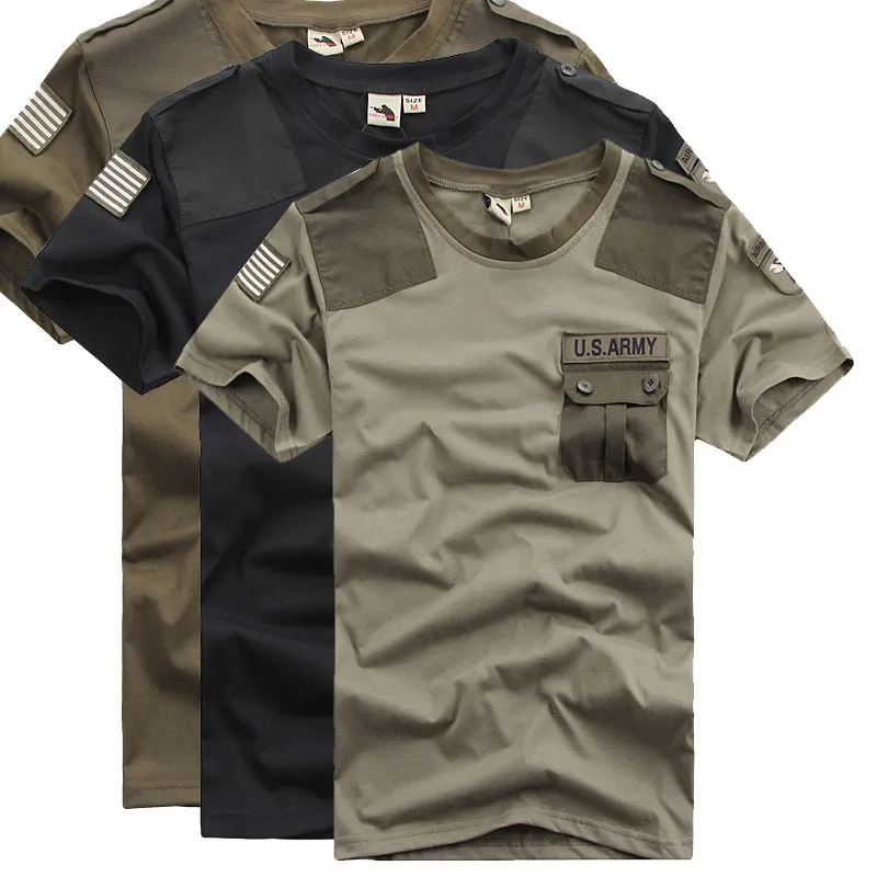 Patchwork Pocket T-Shirts