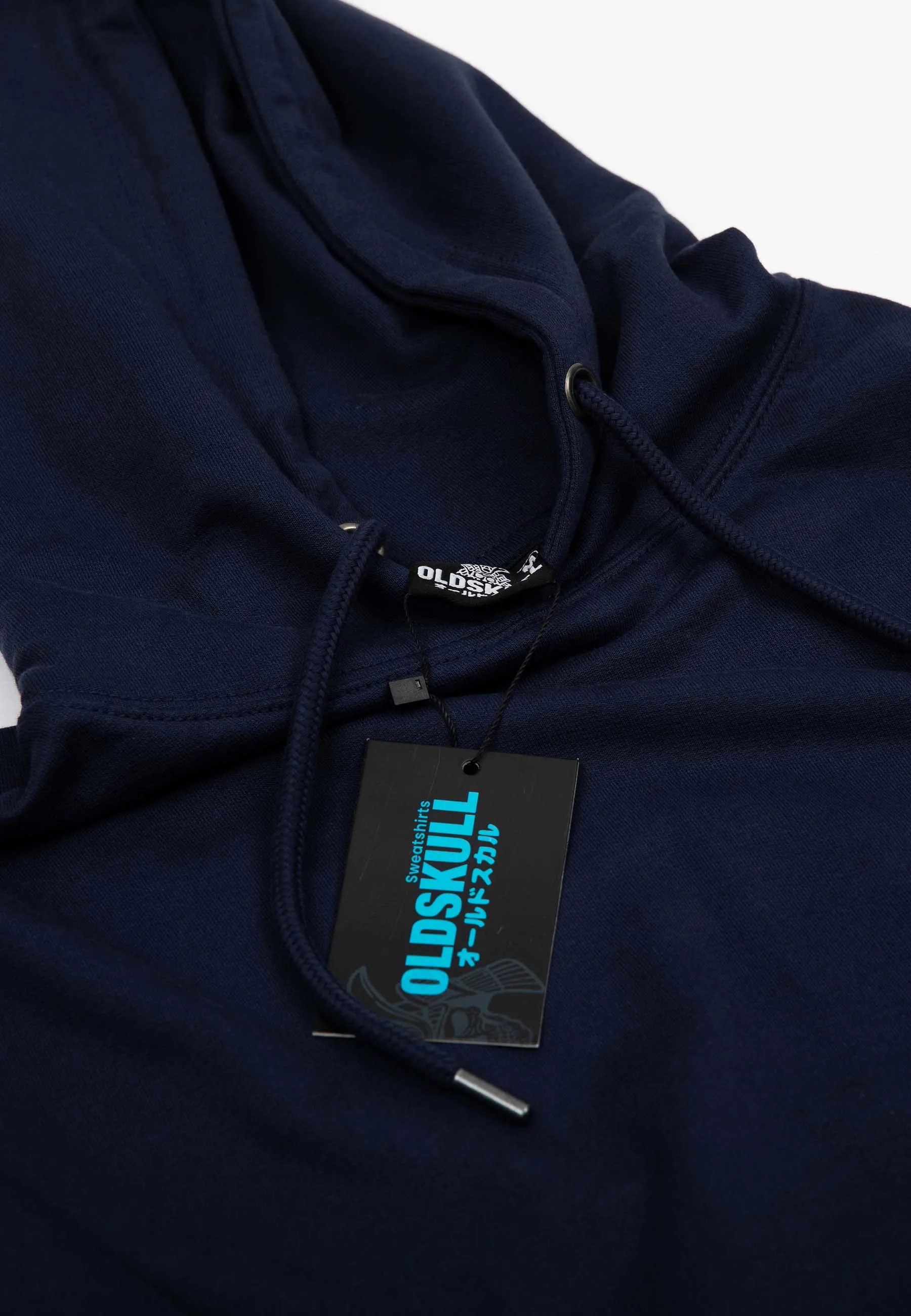Ramen Skull Hoodie Navy Blue
