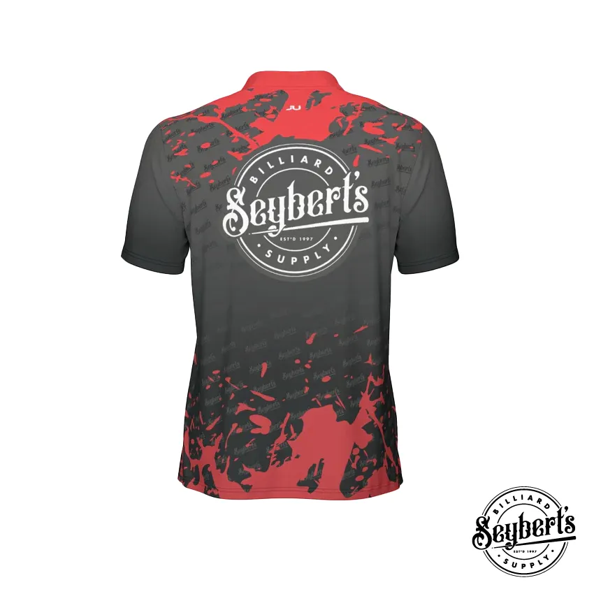 Seybert's Black and Red Splash Polo