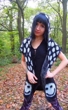 Smiley face cardigan