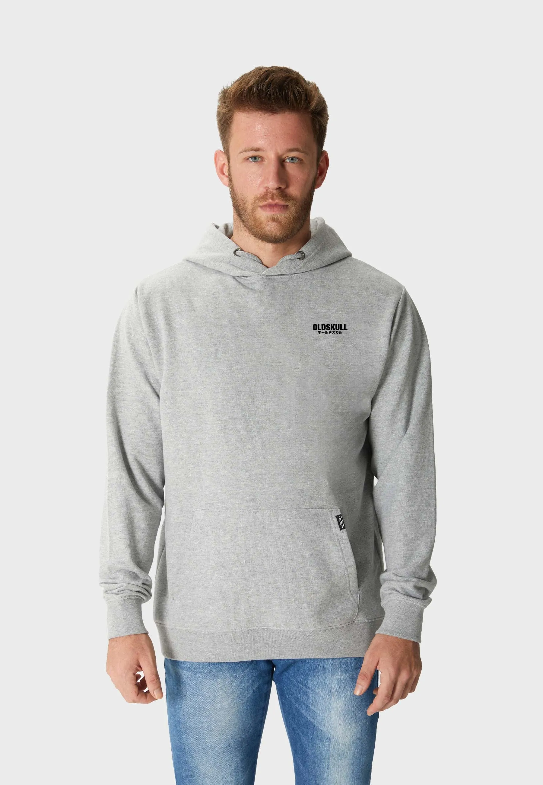 Sumo Sensation Backprint Hoodie Heather Grey