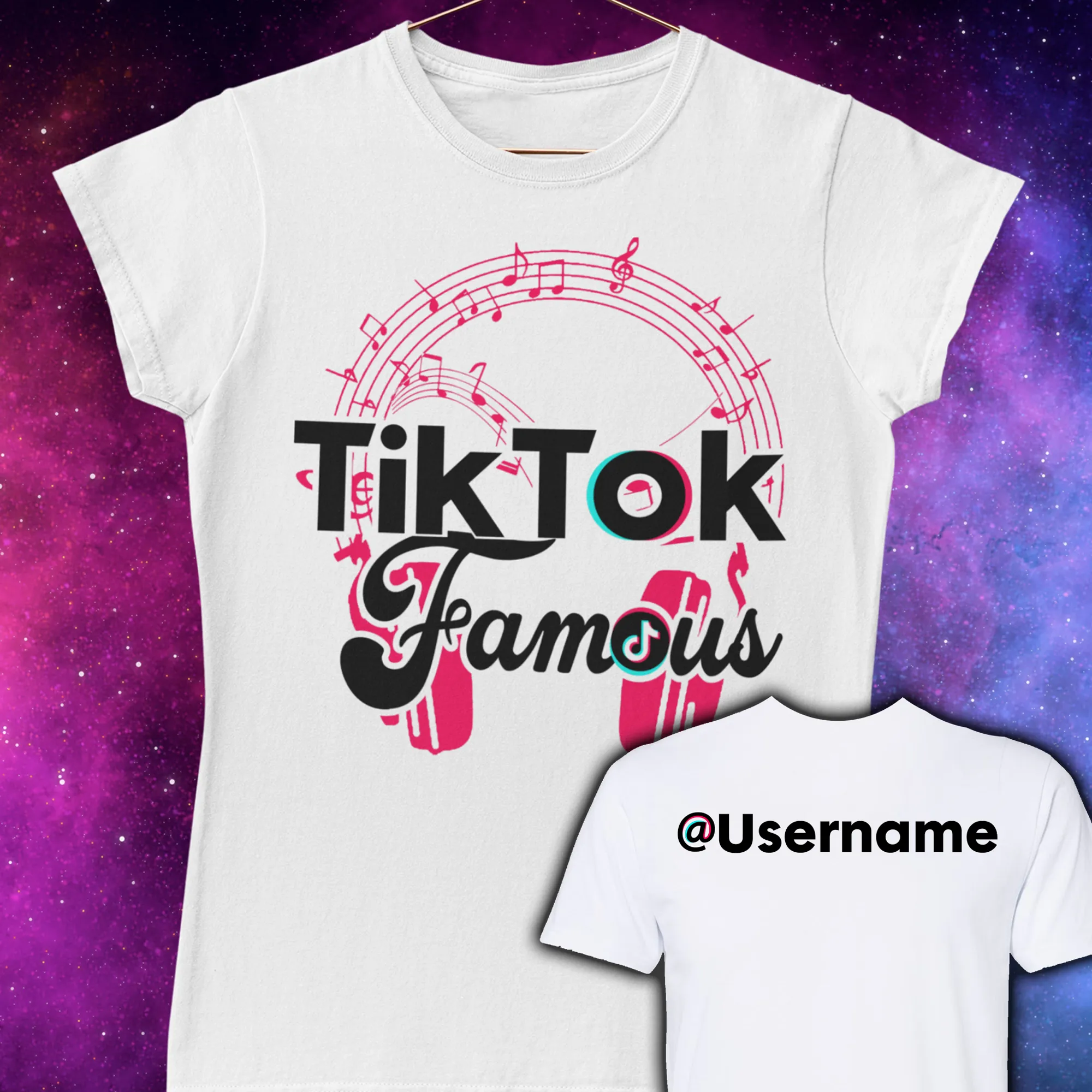 Tik Tok Famous Mens T-shirt, Tik Tok Famous Woman's shirt