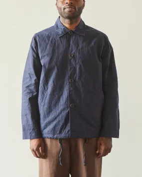 Universal Works Wax Cotton Wayfarer Jacket, Navy